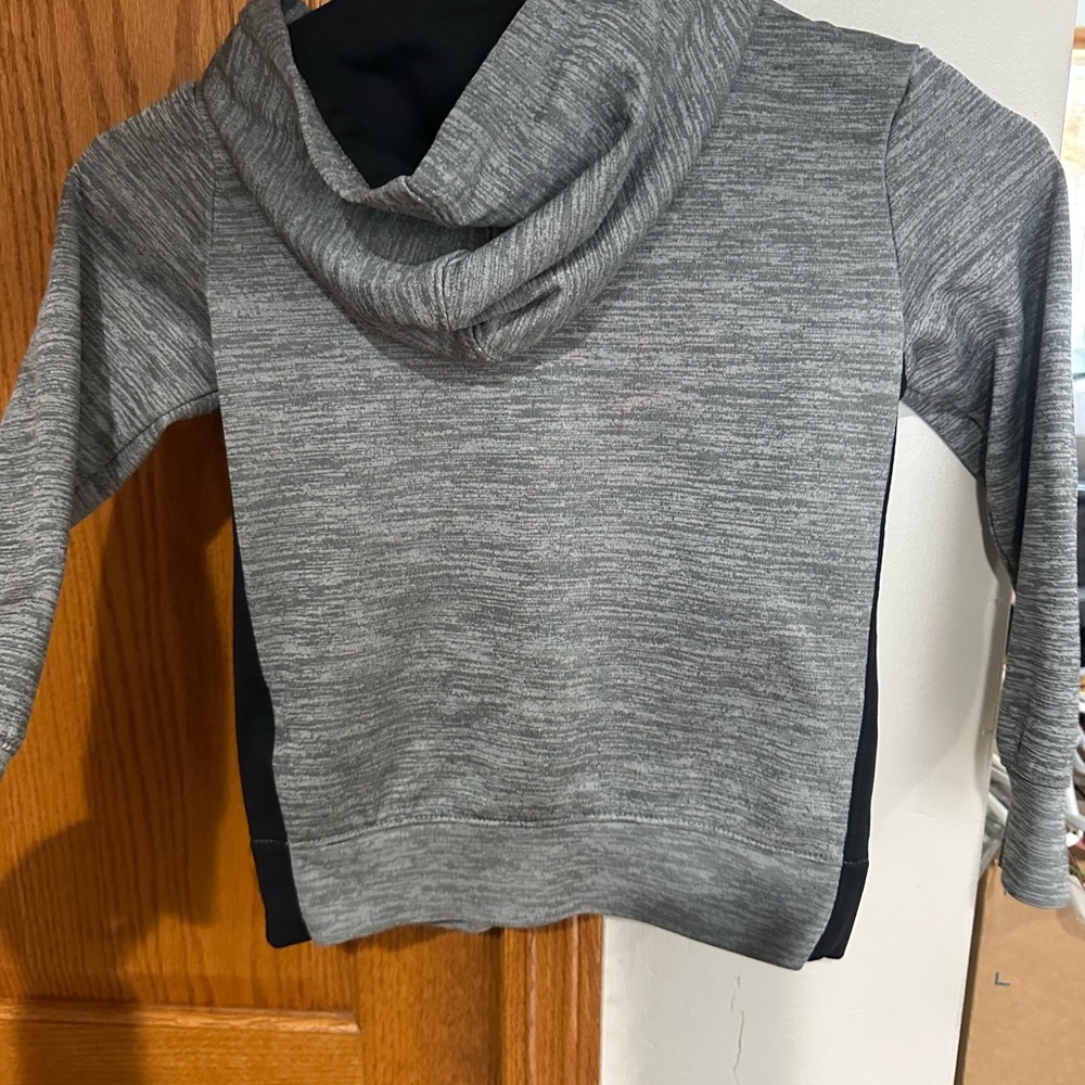 Nike Kids Gray and Black Hoodie - Picture 2 of 3